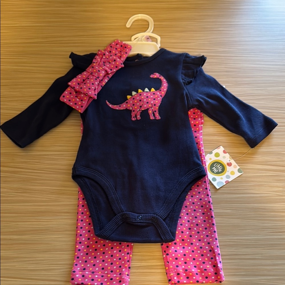 Little Me Dinosaur Baby Outfit